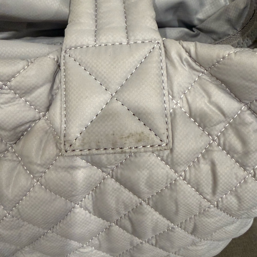 MZ Wallace Soft Gray Quilted Tote - Picture 5 of 6